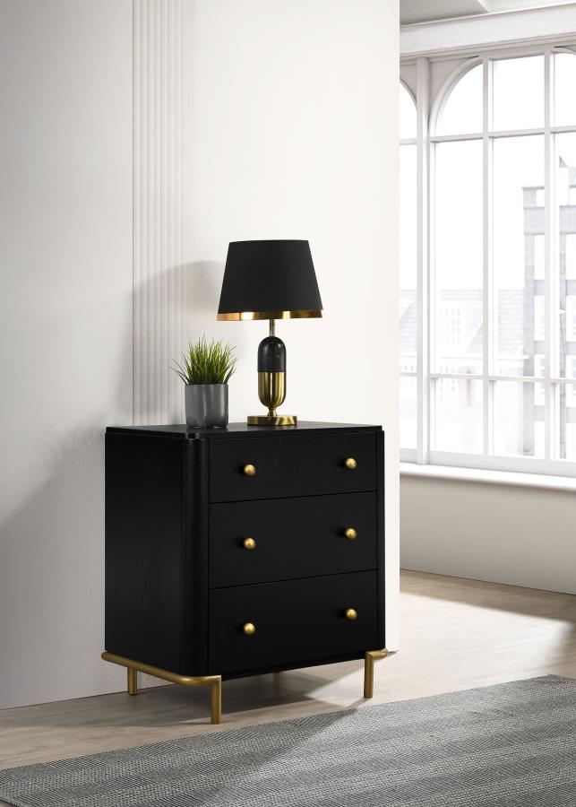 Arini - 3-Drawer Nightstand