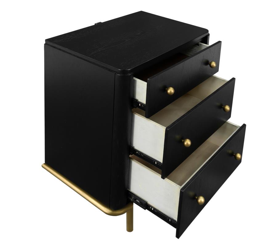 Arini - 3-Drawer Nightstand