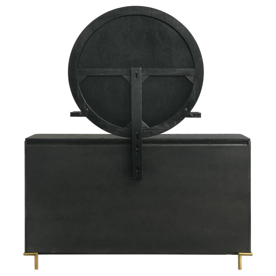Arini - 8-Drawer Bedroom Dresser With Mirror