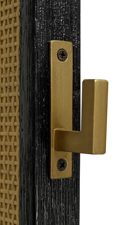 Arini - Cane Weave Full Length Standing Floor Mirror