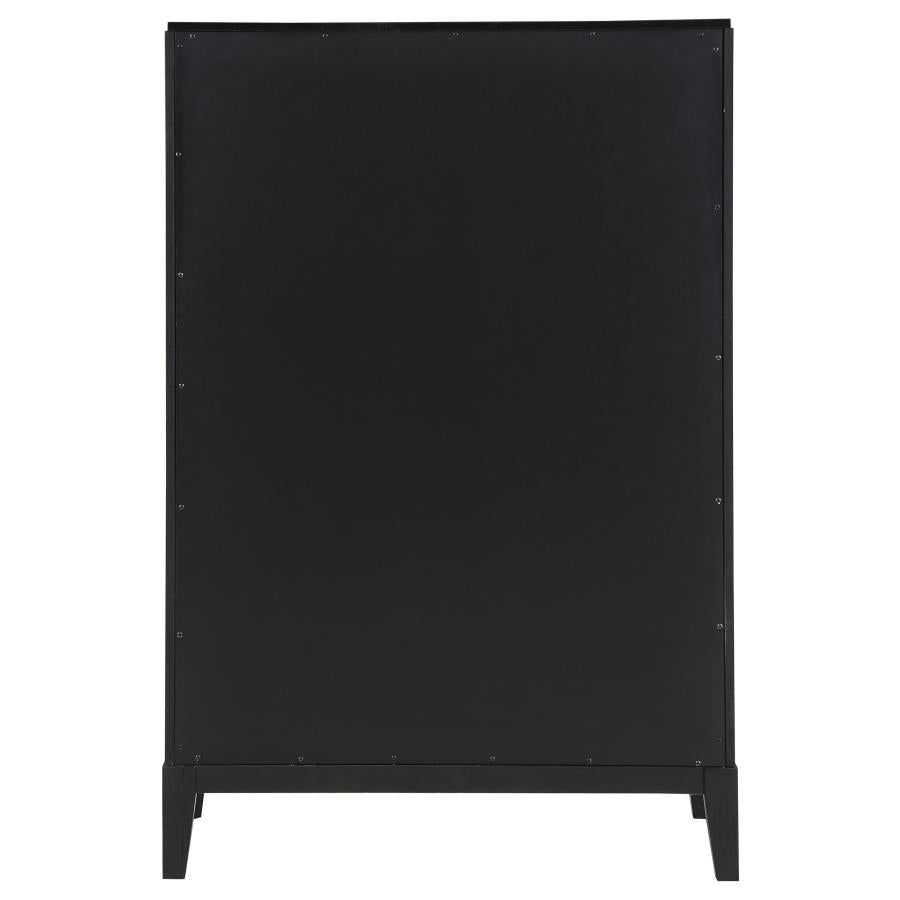 Brookmead - 5-Drawer Bedroom Chest - Black