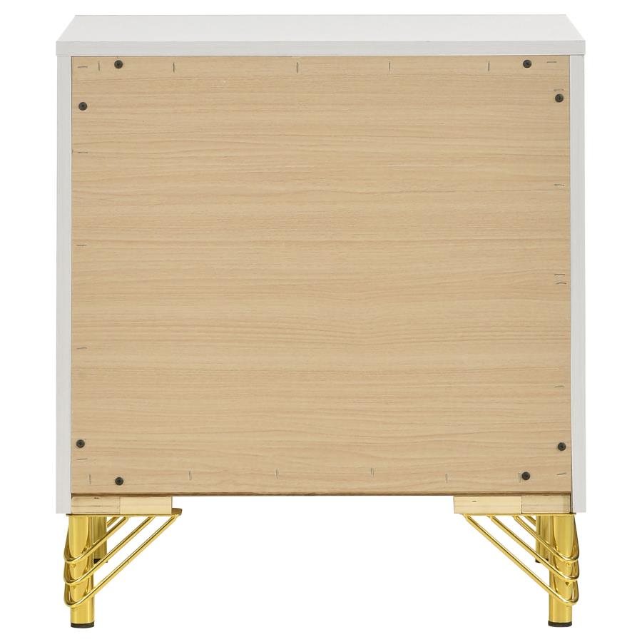 Lucia - 2-Drawer Nightstand - White