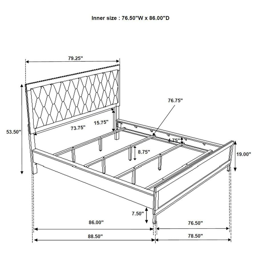 Sonora - Upholstered Panel Bed
