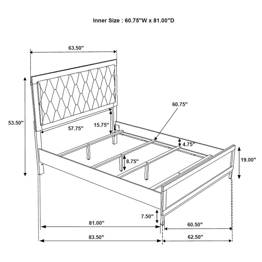 Sonora - Upholstered Panel Bed