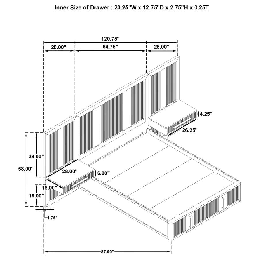 Terrace - Panel Bedroom Set