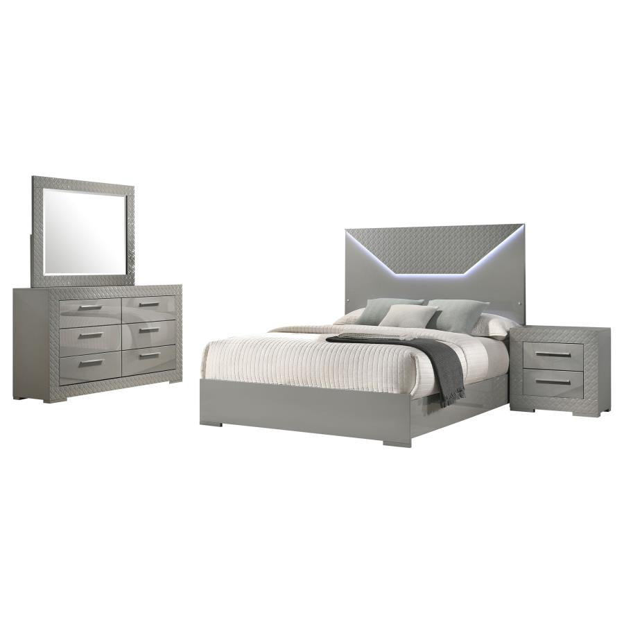 Ives - Gloss Bedroom Set