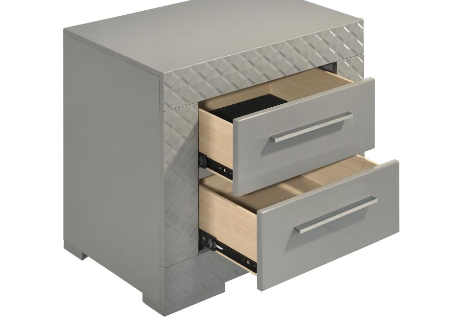 Ives - 2-Drawer Nightstand Bedside Table