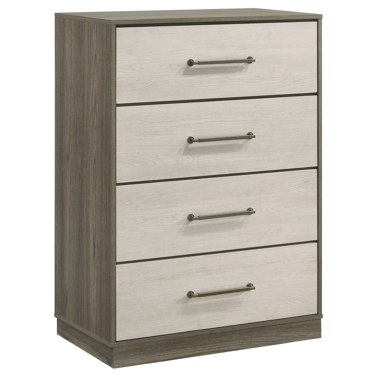 Fenwick - 4-Drawer Chest Of Drawers - Gray Oak