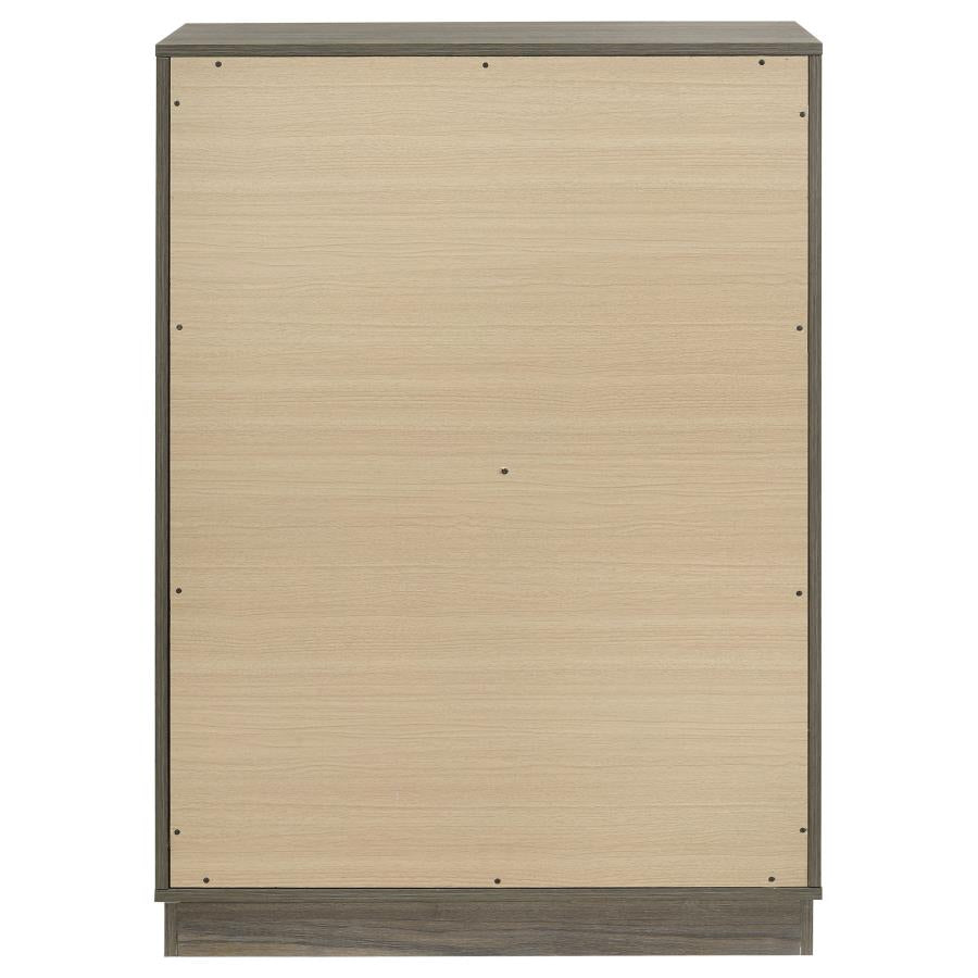 Fenwick - 4-Drawer Chest Of Drawers - Gray Oak