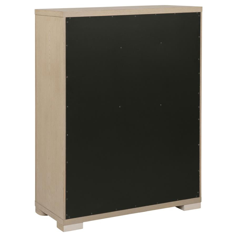 Ladera - 5-Drawer Bedroom Chest Of Drawers - Light Elm