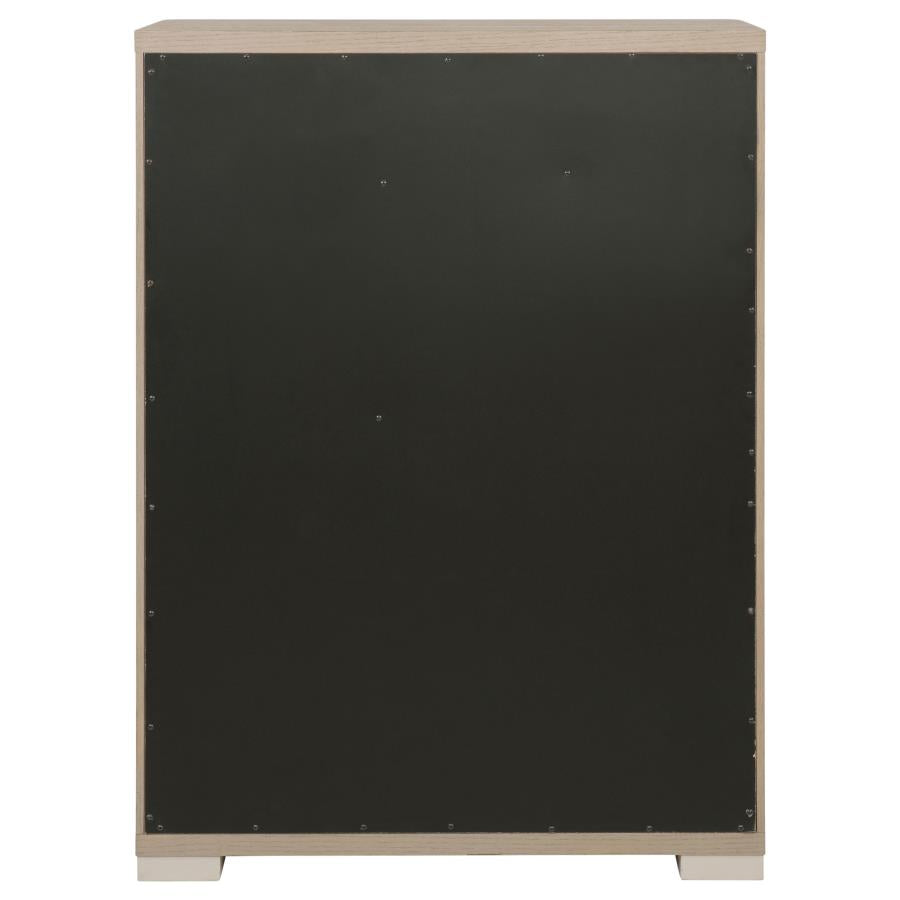 Ladera - 5-Drawer Bedroom Chest Of Drawers - Light Elm
