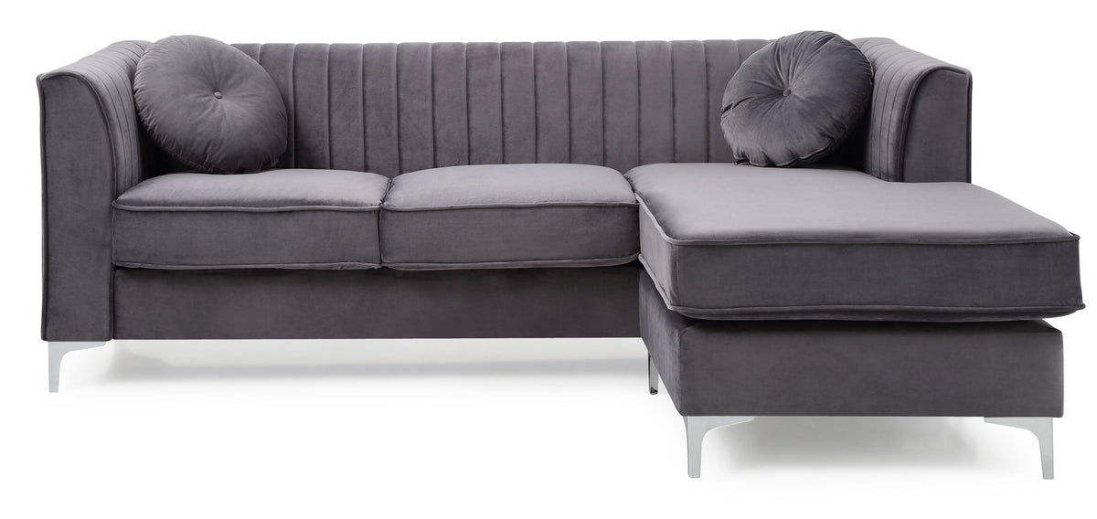Delray - Micro Suede Sofa Chaise