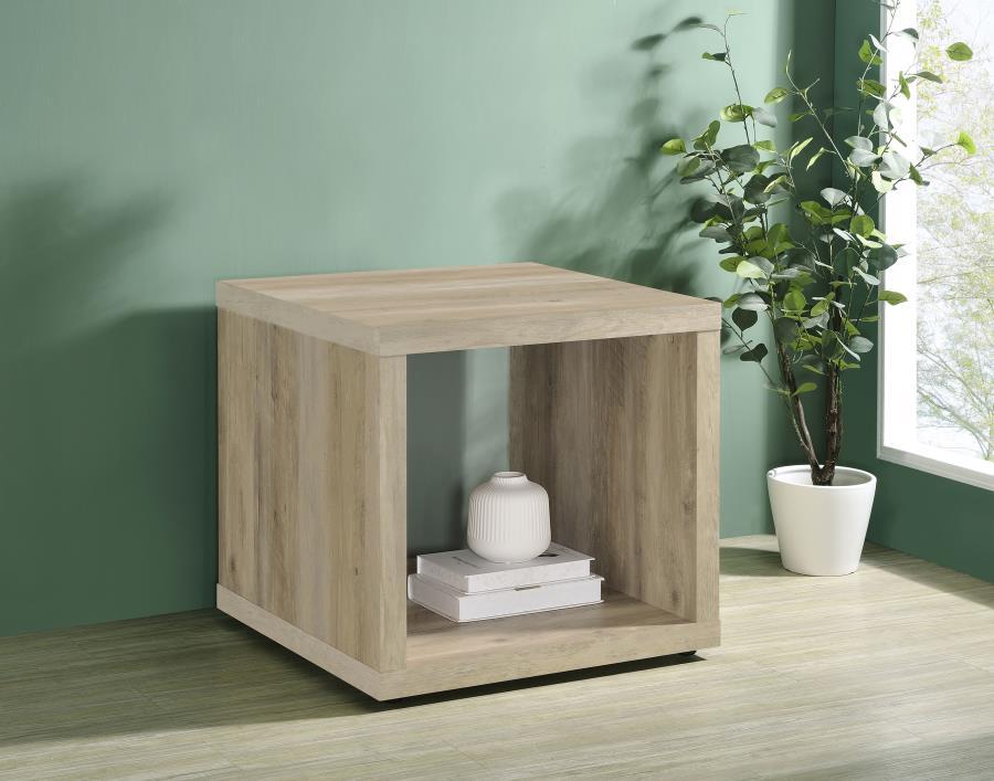 Frisco - Square Engineered Wood Side End Table by CoasterEveryday | Bel Furniture