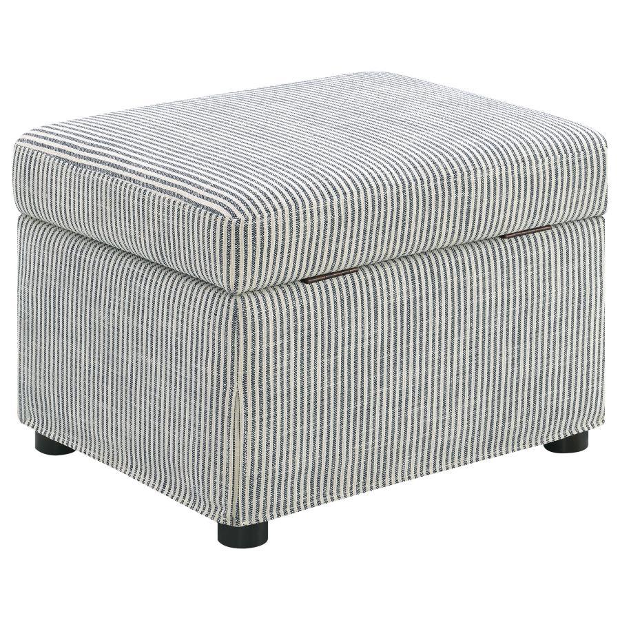 Winter - Upholstered Hydraulic Lift Top Storage Ottoman by Coaster Fine Furniture | Bel Furniture