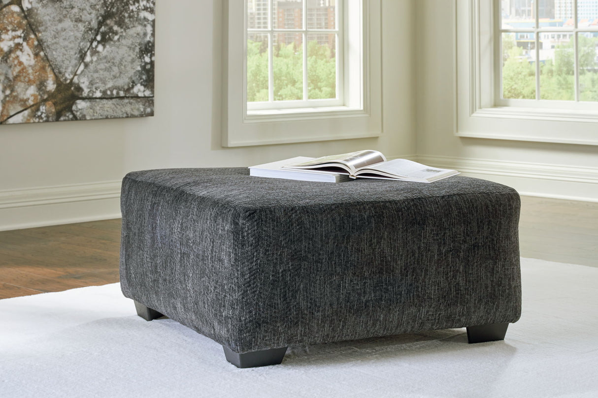 Biddeford - Shadow - Oversized Accent Ottoman by Signature Design by Ashley® | Bel Furniture