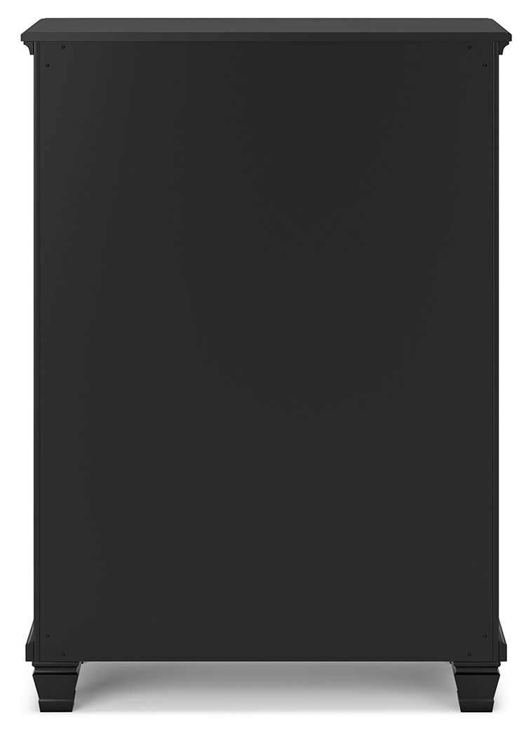 Lanolee - Black - Five Drawer Chest by Signature Design by Ashley® | Bel Furniture
