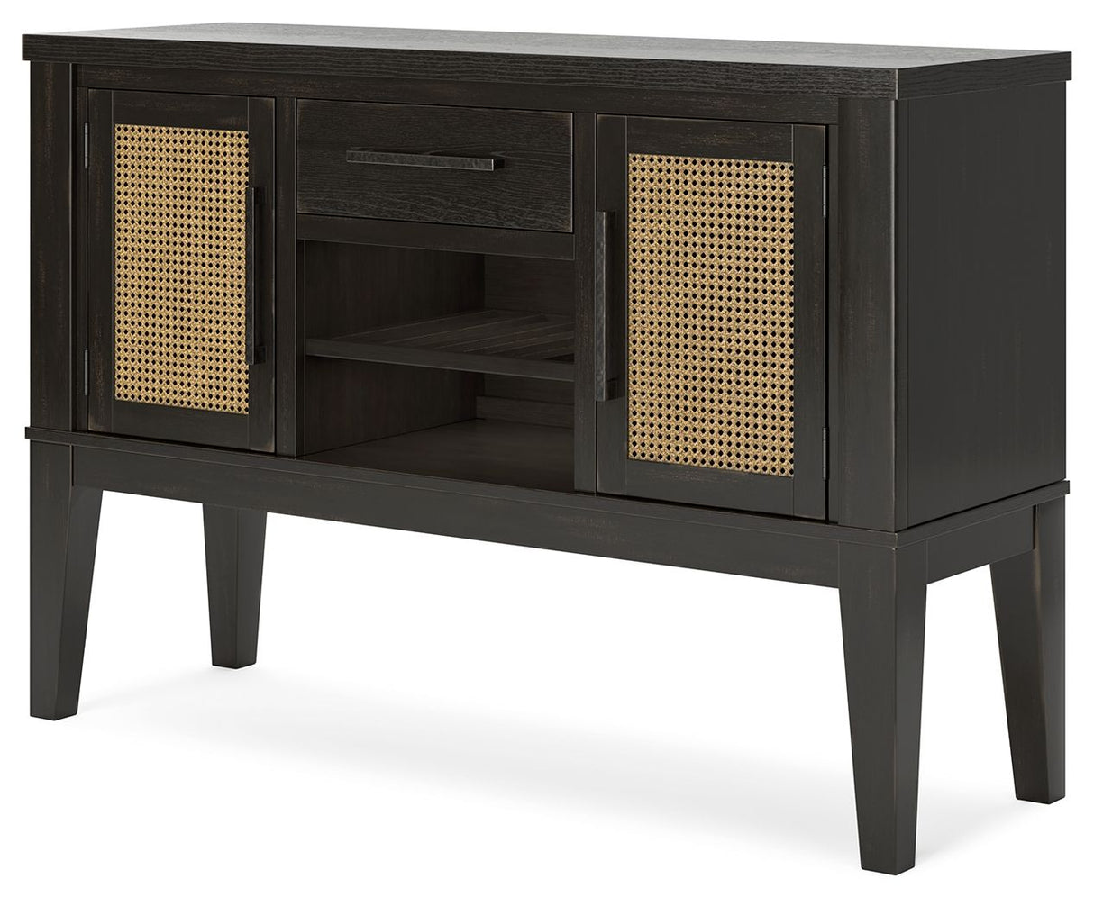 Galliden - Black - Dining Room Server by Signature Design by Ashley® | Bel Furniture