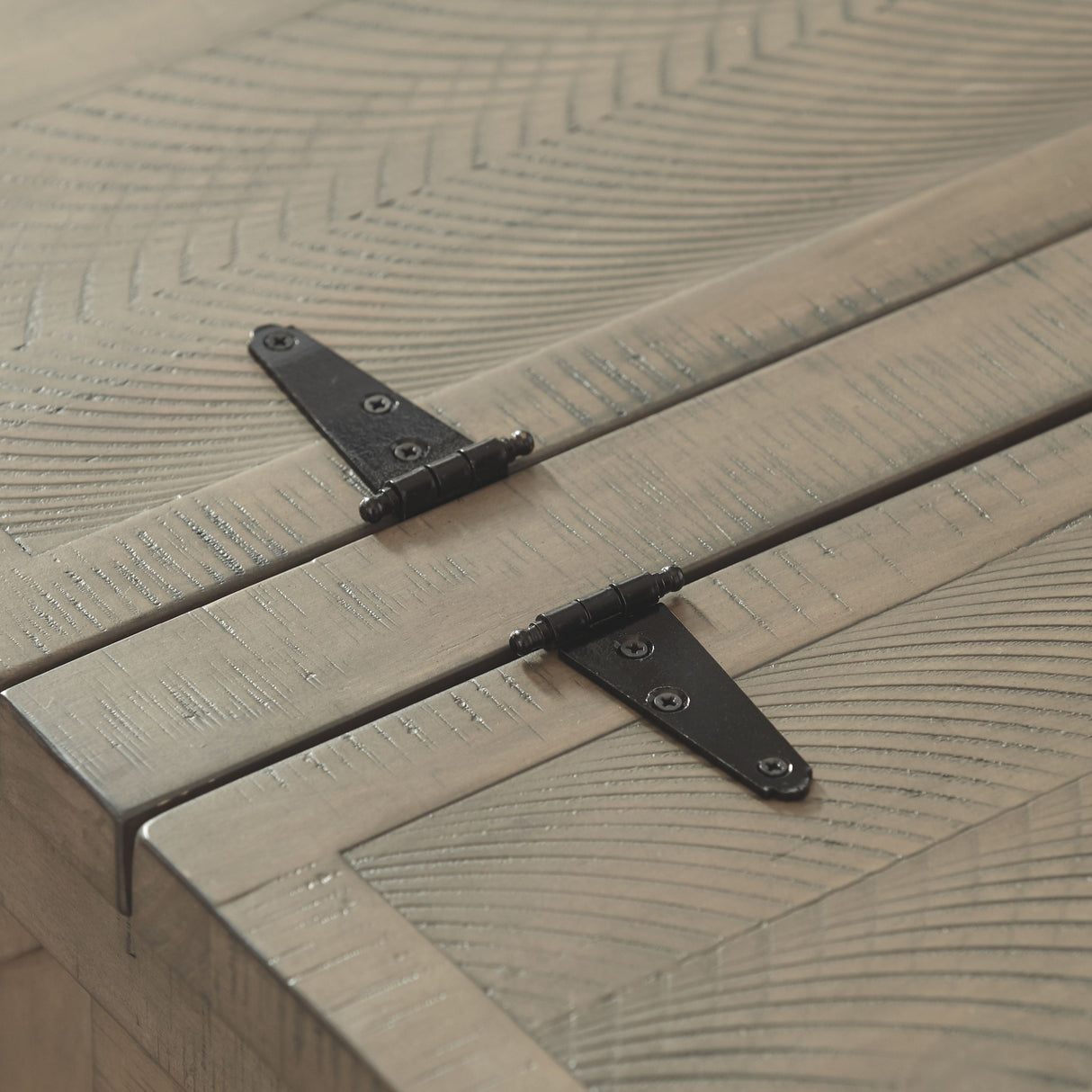 Aldwin - Gray - Cocktail Table With Storage - Square by Signature Design by Ashley® | Bel Furniture