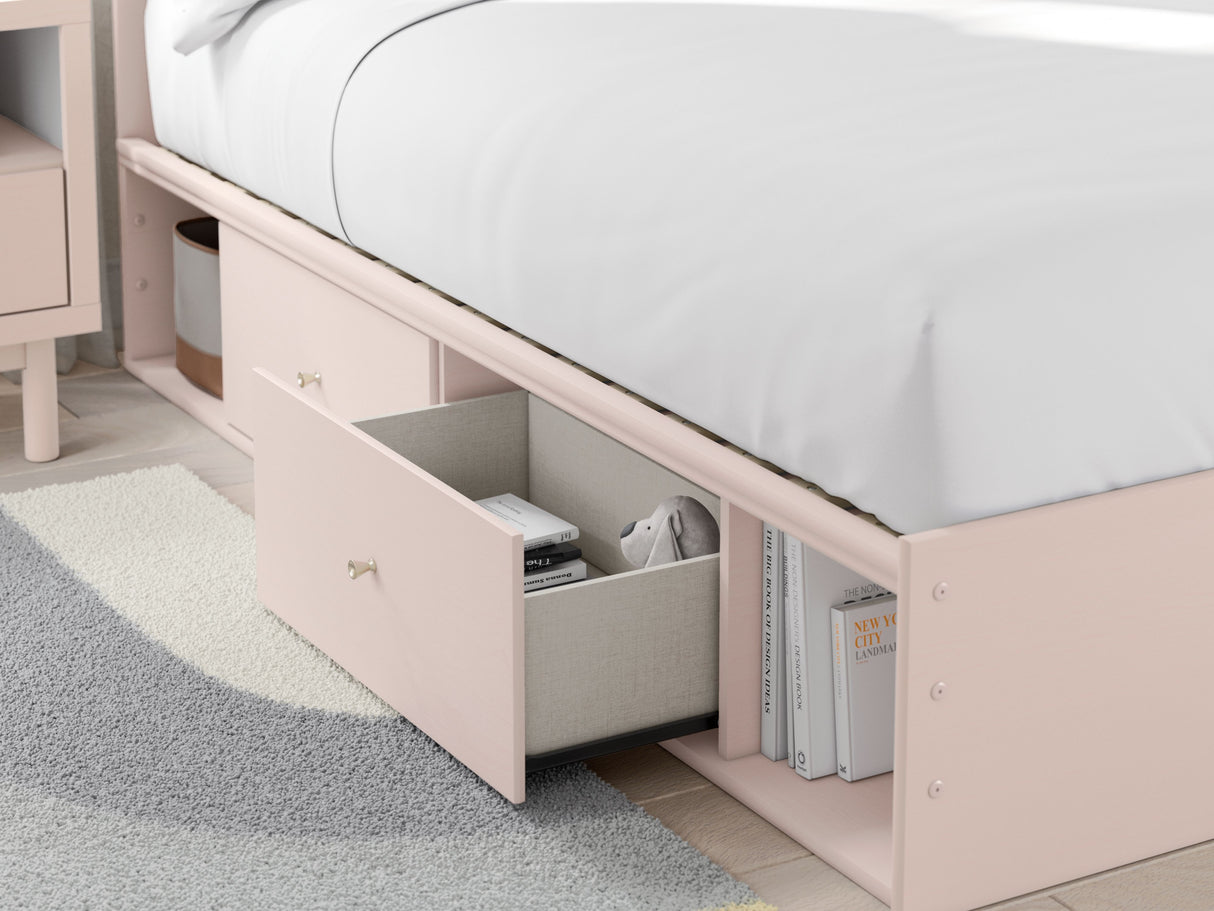 Wistenpine - Upholstered Panel Bed With Storage by Signature Design by Ashley® | Bel Furniture