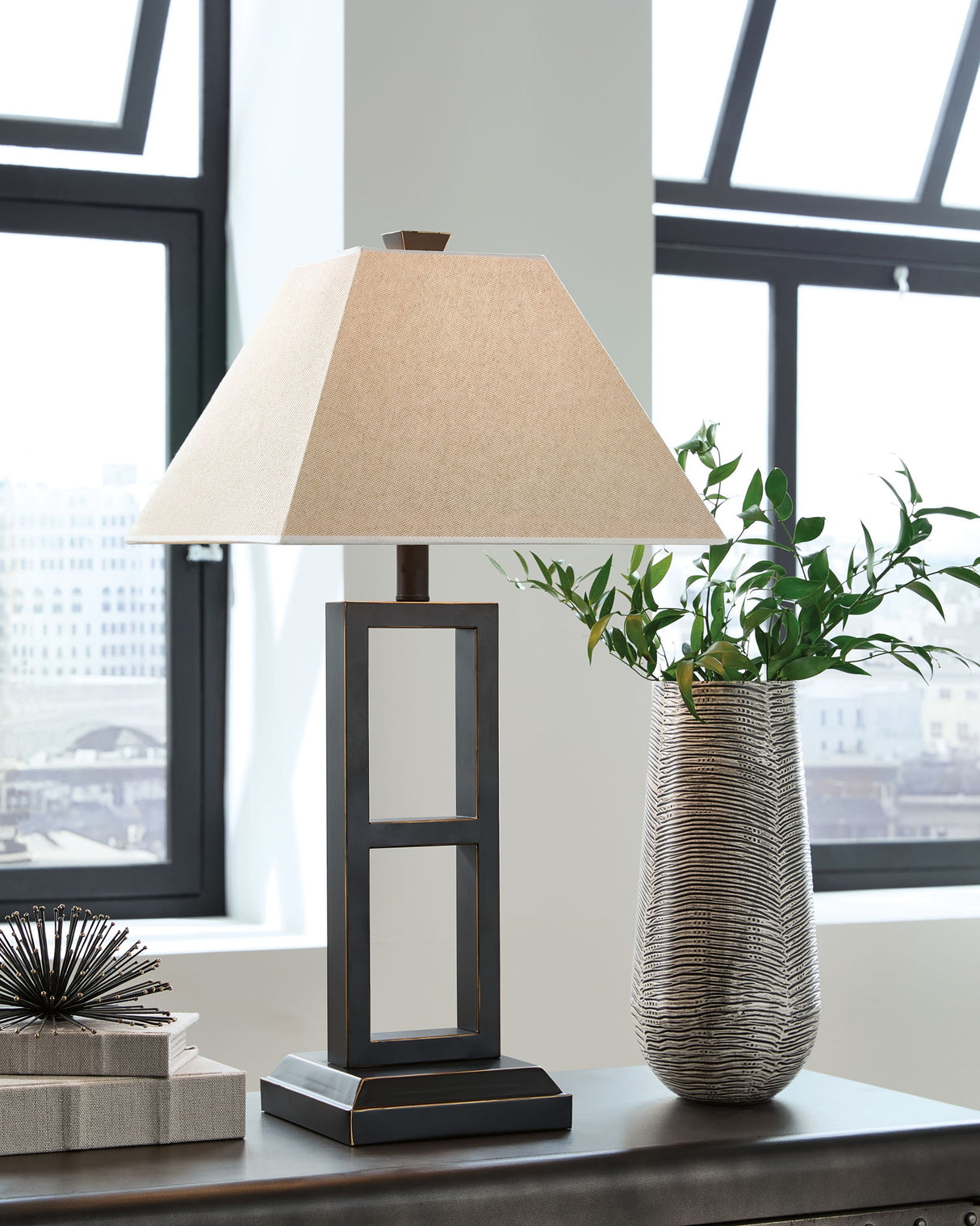 Deidra - Metal Table Lamp (Set of 2) - Black