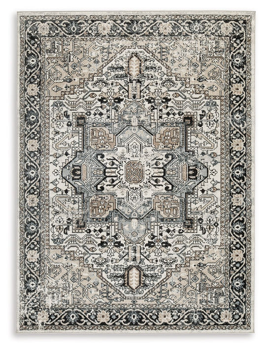 Gregmoore - Area Rug White 8' x 10' by Signature Design by Ashley® | Bel Furniture