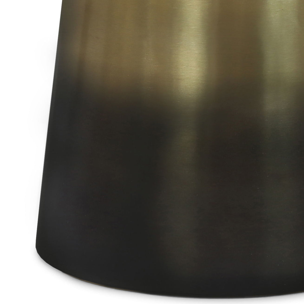 Toby - Metal Accent Table - Gold / Black Ombre by Simpli-Home | Bel Furniture