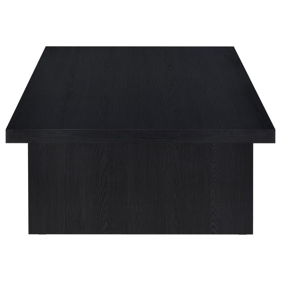 Max - Rectangular Engineered Laminate Coffee Table - Black by Coaster Fine Furniture | Bel Furniture