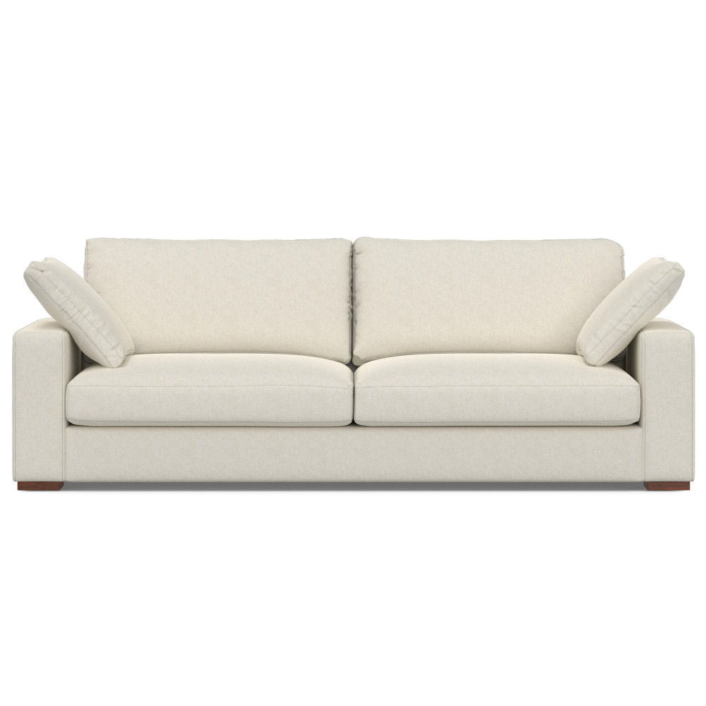 Charlie - Deep Seater Sofa Beige 40"W x 96"D x 32"H by Simpli-Home | Bel Furniture