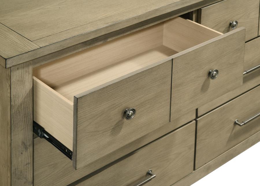 Hazlewood - 6-Drawer Bedroom Dresser Cabinet