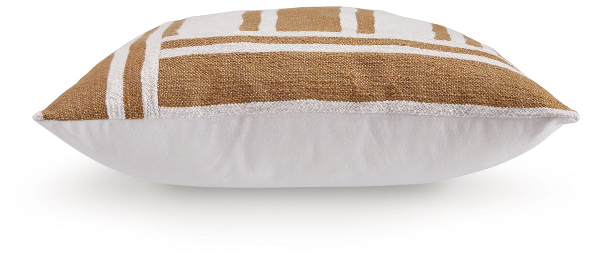 Darrman - Pillow (Set of 4) - Ochre / Ivory