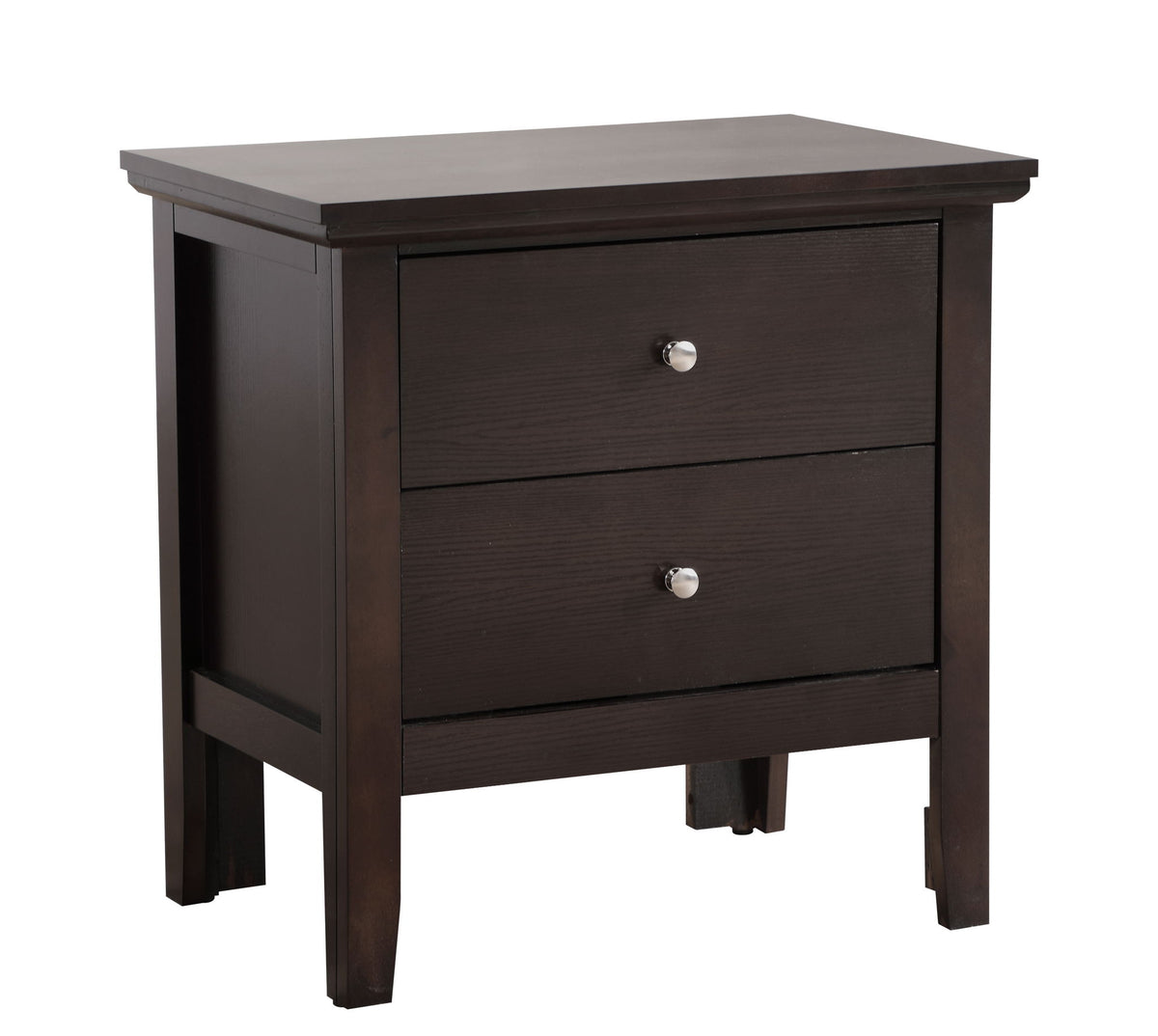 English Dovetailed Drawers Nightstand
