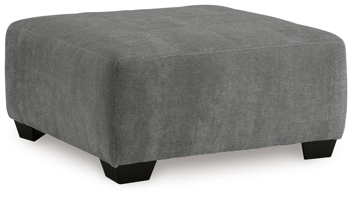 Birkdale Court - Gray - Oversized Accent Ottoman by Benchcraft® | Bel Furniture
