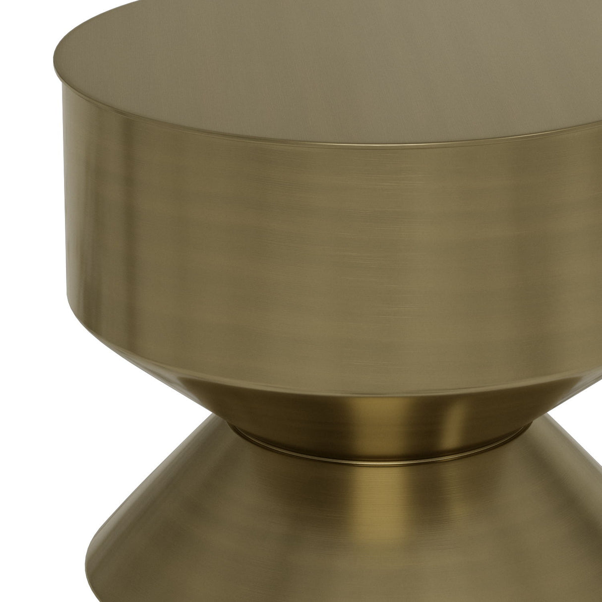 Miller - Side Table - Black / Brass by Simpli-Home | Bel Furniture