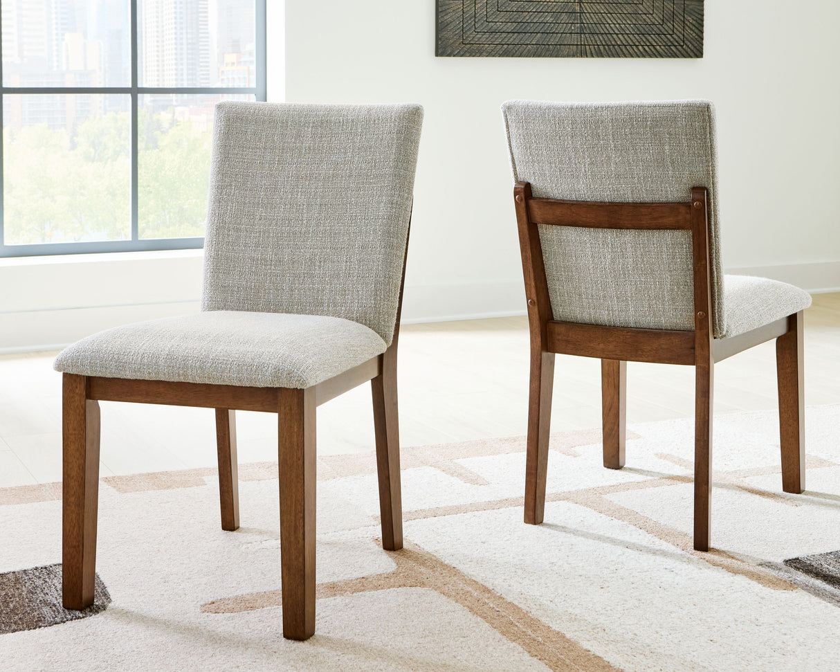 Kraeburn - Beige / Brown - Dining Upholstered Side Chair (Set of 2) by Signature Design by Ashley® | Bel Furniture