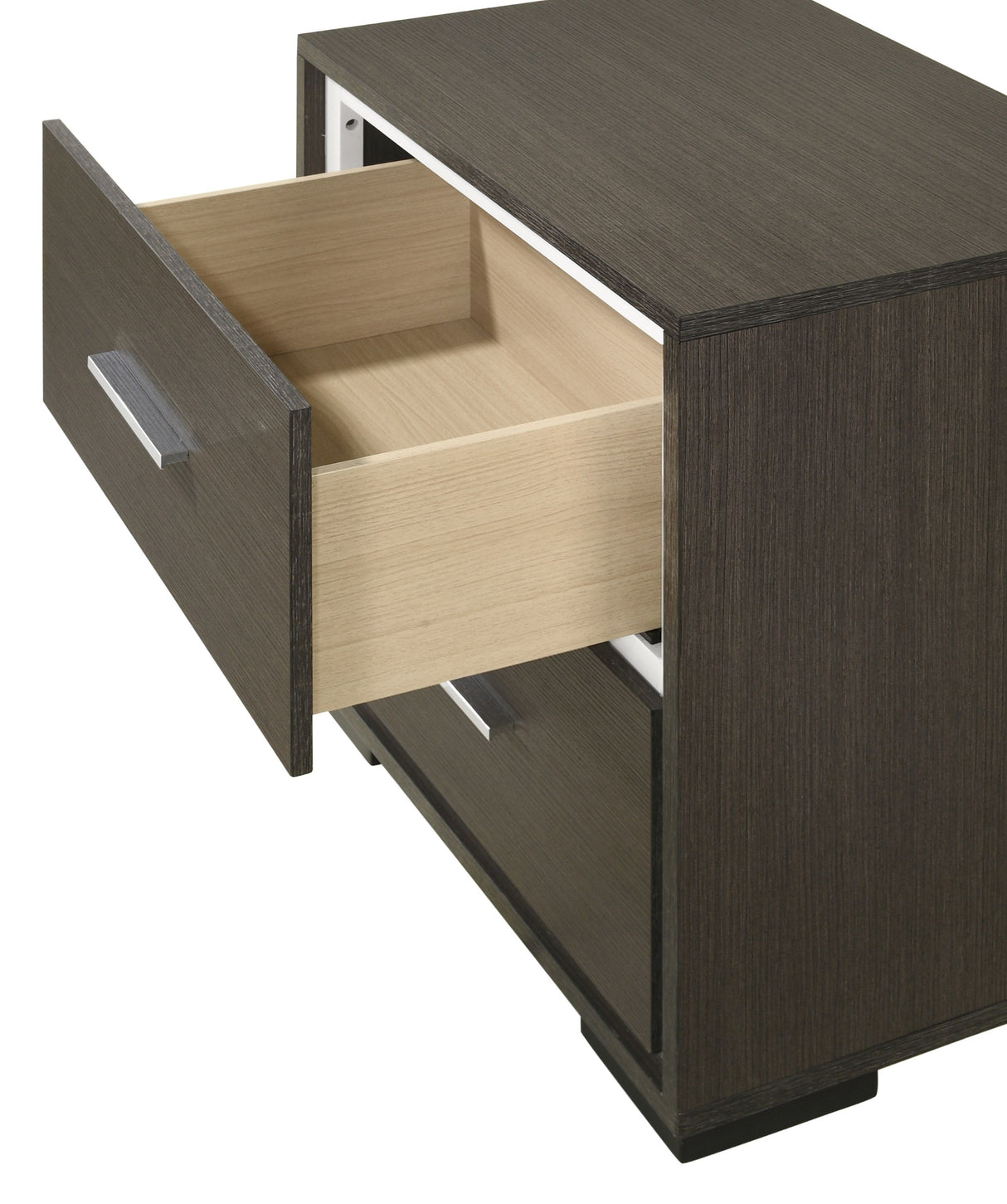Sharpe - Nightstand - Dark Gray by Crown Mark | Bel Furniture