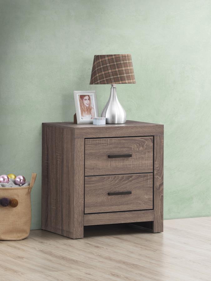 Brantford - 2-Drawer Nightstand by CoasterEveryday | Bel Furniture