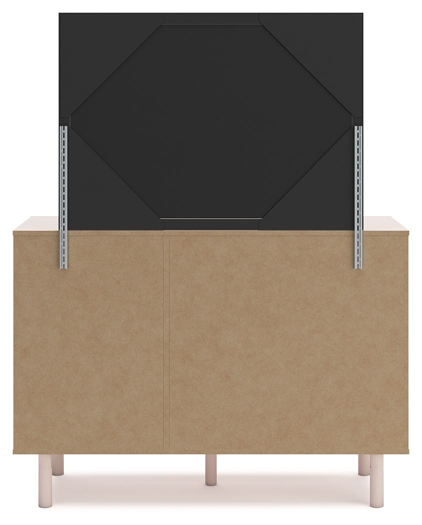 Wistenpine - Blush - Dresser And Mirror by Signature Design by Ashley® | Bel Furniture