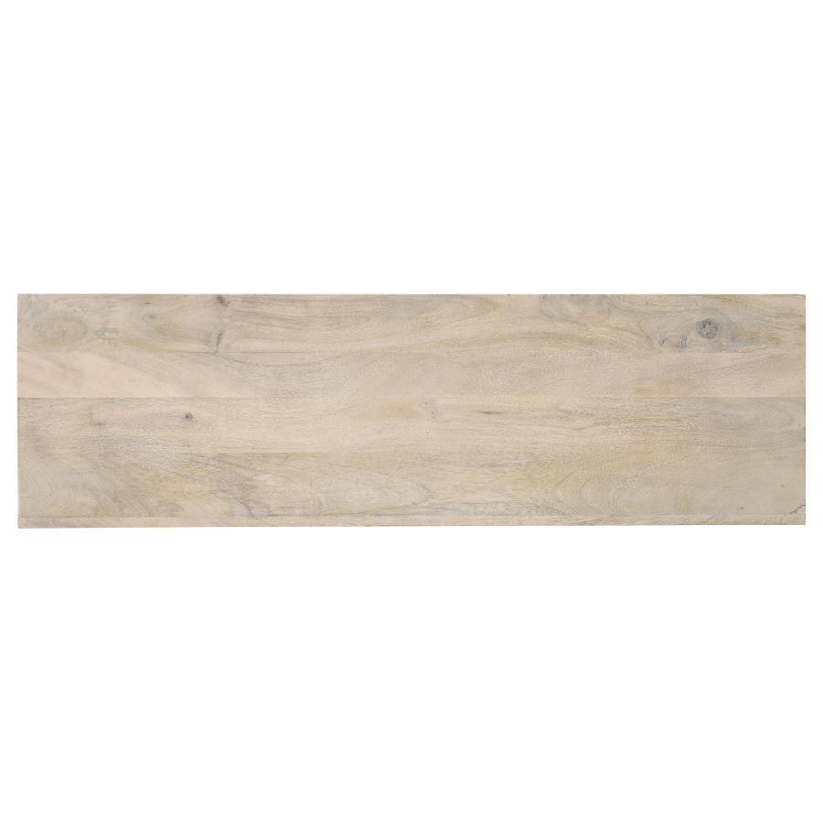 Rickman - 2-Drawer Wood Entryway Console Table - White Washed by CoasterEssence | Bel Furniture