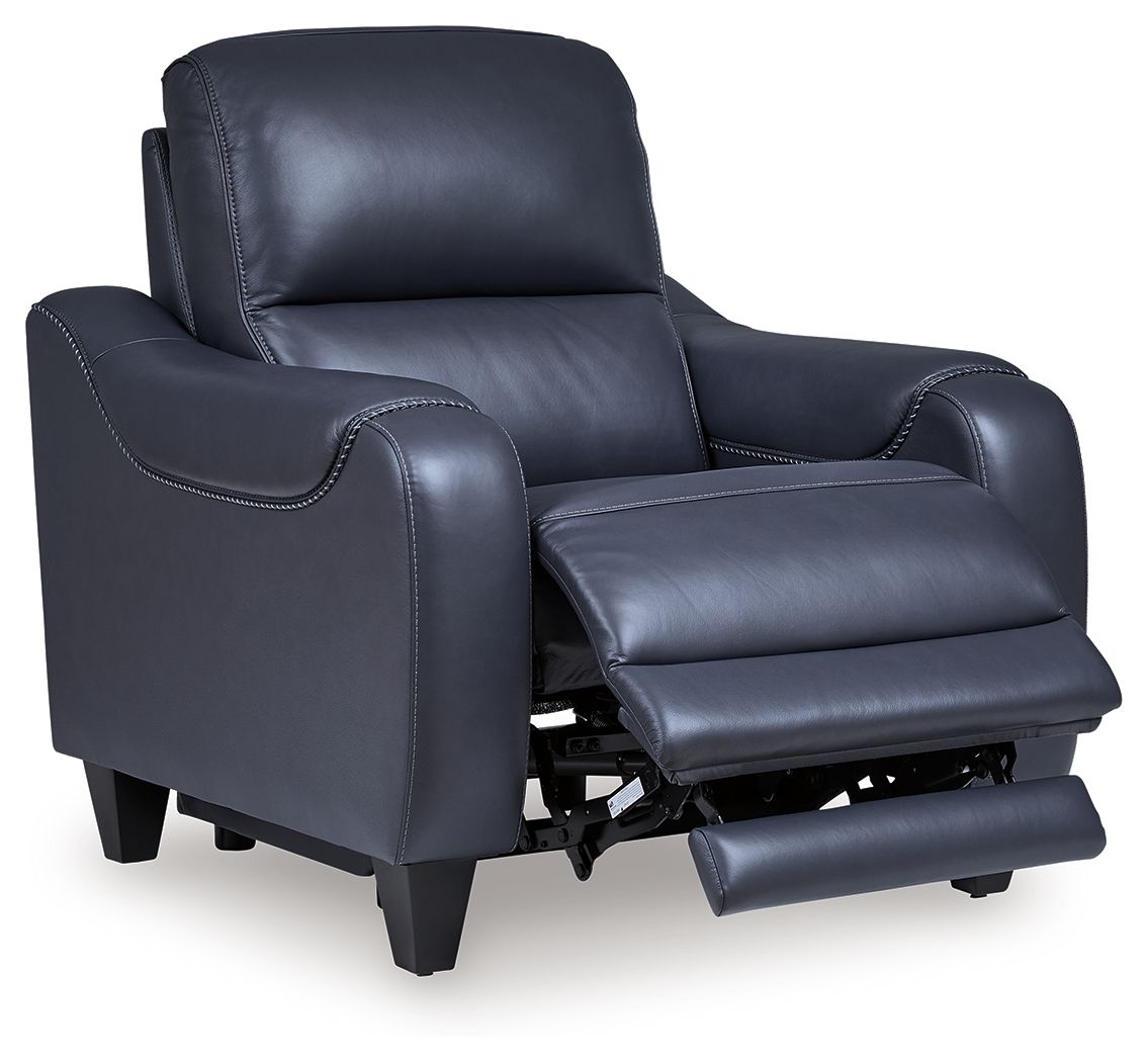 Mercomatic - Power Recliner With Adj Headrest by Signature Design by Ashley® | Bel Furniture