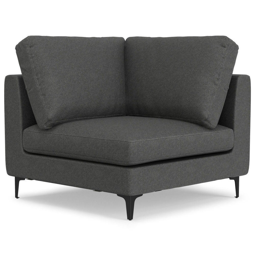 Ava - Mid Century Corner Sectional Sofa Handcrafted by Simpli-Home | Bel Furniture