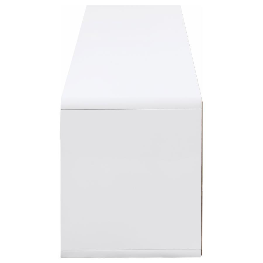 Ellice - TV Stand Media Console - White by Coaster Fine Furniture | Bel Furniture