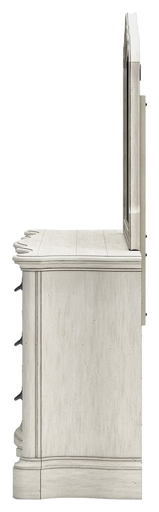 Arlendyne - Antique White - Dresser And Mirror by Signature Design by Ashley® | Bel Furniture