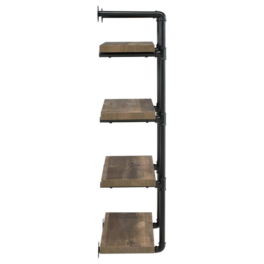 Elmcrest - 4-Shelf Wall Bookshelf by CoasterEveryday | Bel Furniture