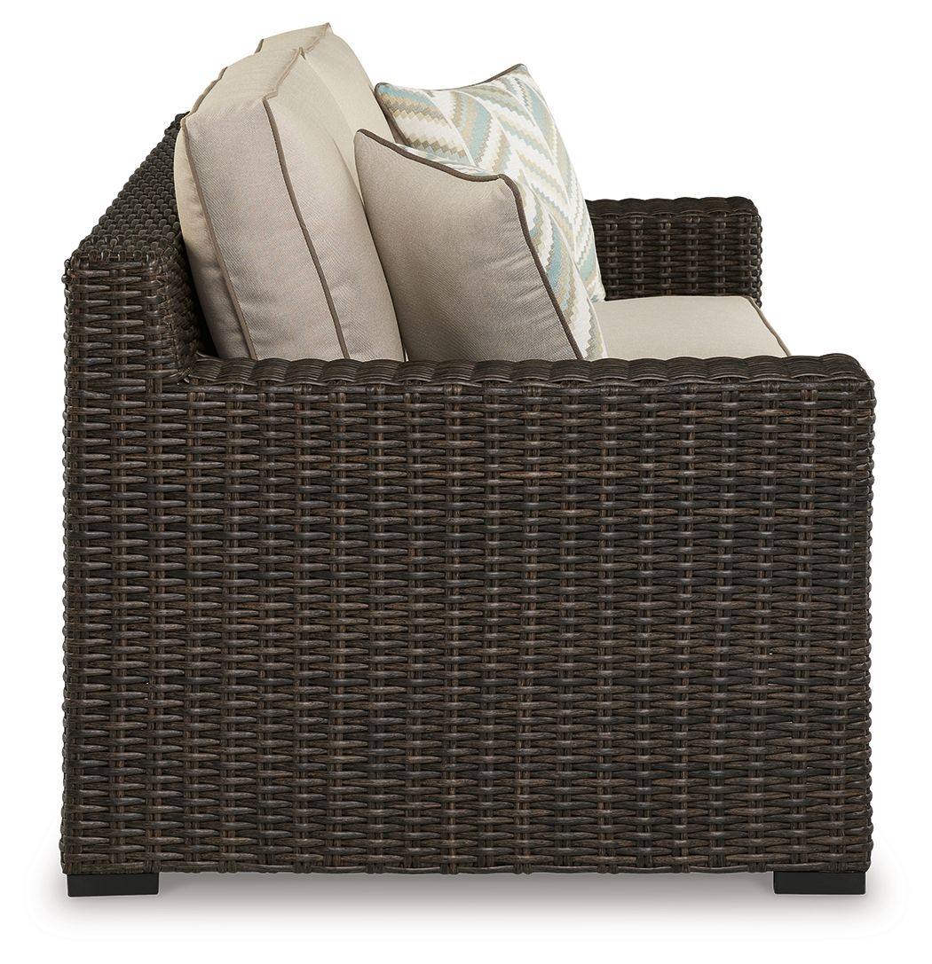 Coastline Bay - Brown - Loveseat W/Cushion by Signature Design by Ashley® | Bel Furniture