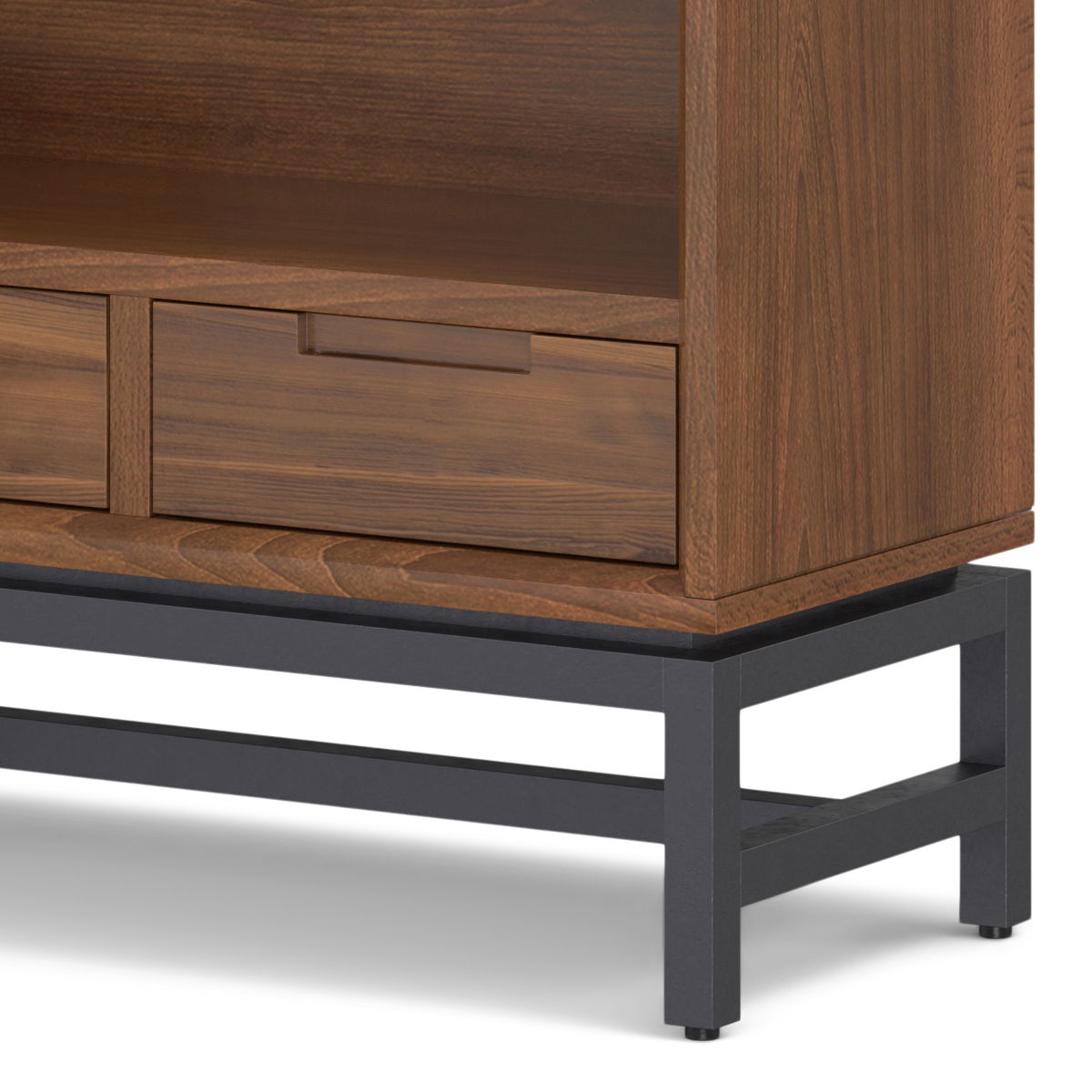 Banting - Mid Century Bookcase, Handcrafted by Simpli-Home | Bel Furniture