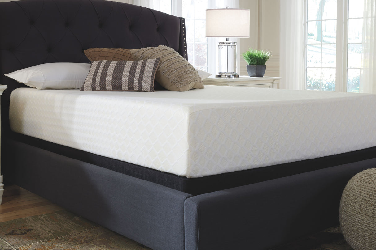 Chime - White - California King Mattress - 12-inch by Sierra Sleep® by Ashley | Bel Furniture