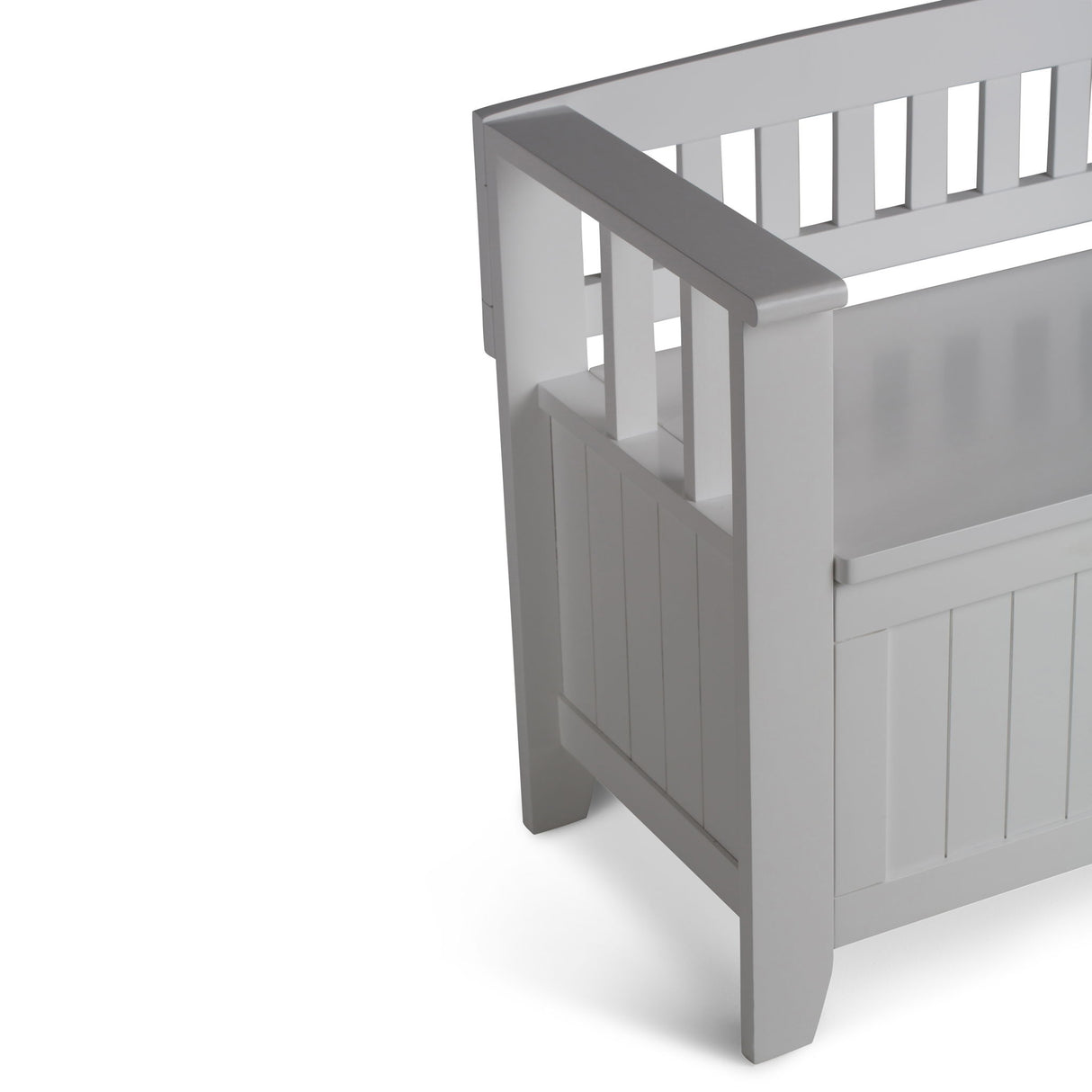 Acadian - Entryway Storage Bench, Handcrafted by Simpli-Home | Bel Furniture