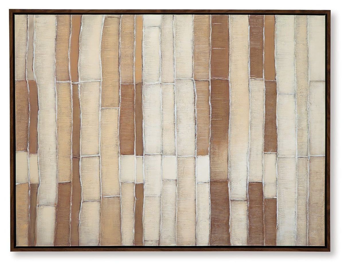 Kalanmore - Brown / Tan / White - Wall Art by Signature Design by Ashley® | Bel Furniture