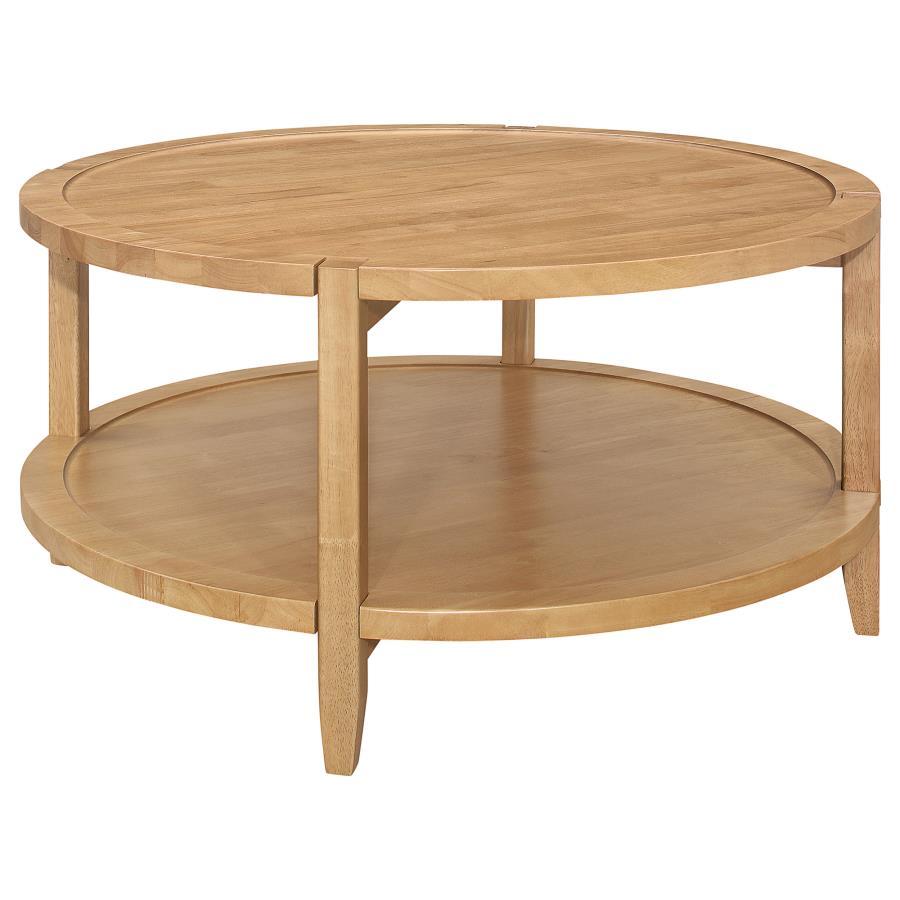 Camillo - Round Solid Wood Table by Coaster Fine Furniture | Bel Furniture