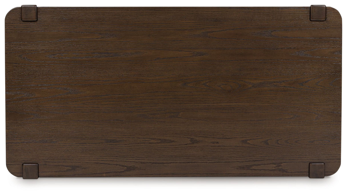 Breckington - Rectangle Cocktail Table - Dark Brown